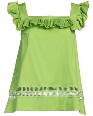 MILVA MI Light Top Cotton, Elastane - Green