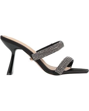 Twenty Four Haitch Sandals - Black