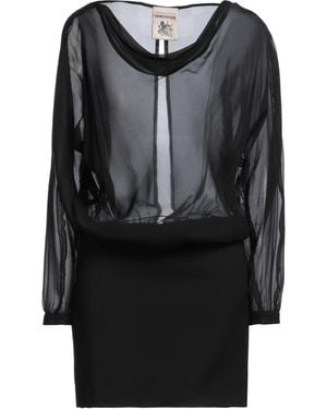 Semicouture Mini Dress - Black