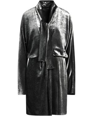 Alberta Ferretti Lead Mini Dress Viscose, Silk - Black
