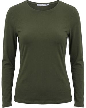 European Culture Military T-Shirt Cotton, Rubber - Green