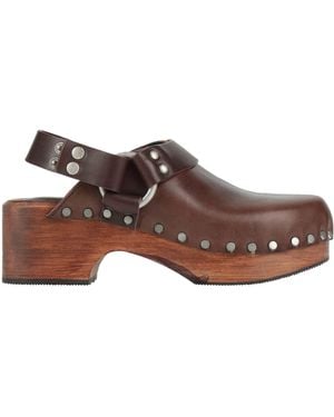 RE/DONE Mules & Clogs Soft Leather - Brown