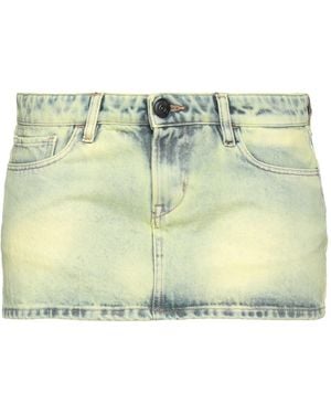 3x1 Denim Skirt - Metallic