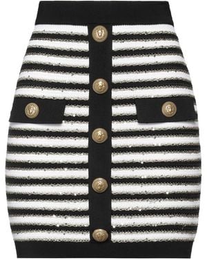 Balmain Mini Skirt - Black