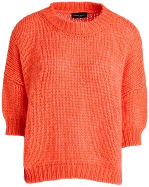 Roberto Collina Jumper Alpaca Wool, Polyamide, Wool - Orange