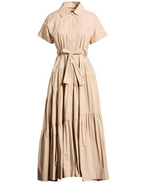No Secrets Midi Dresses - Natural