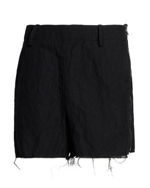 Masnada Shorts & Bermuda Shorts Virgin Wool, Cotton, Metal - Black