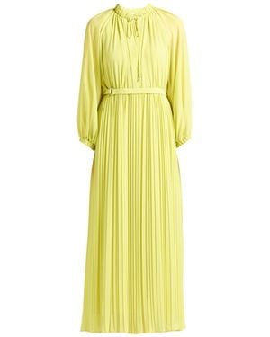 Beatrice B. Lime Maxi Dress Polyester - Yellow