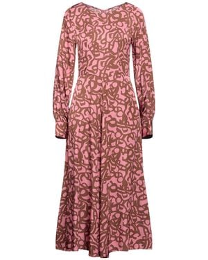 Beatrice B. Midi Dress - Red