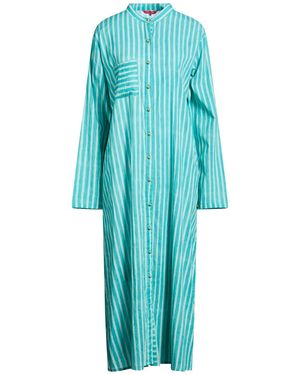 Lisa Corti Midi Dress Cotton - Blue