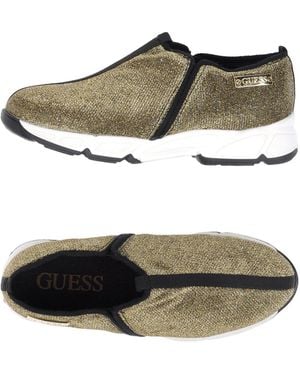 Guess Trainers Textile Fibres - Green