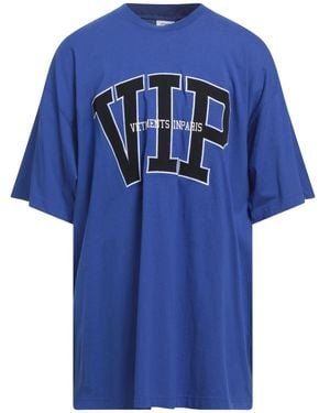 Vetements T-shirts - Blau
