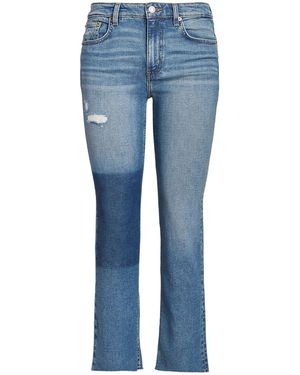 Ralph Lauren High-rise Straight Cropped Jean - Blue