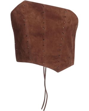 Alessandra Rich Top - Brown