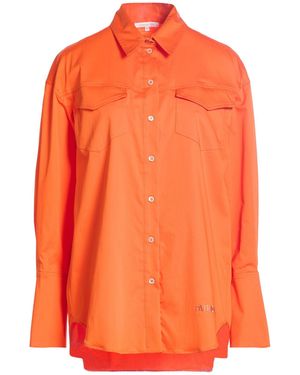Patrizia Pepe Shirt Cotton, Polyamide, Elastane - Orange