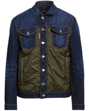 DSquared² Denim Outerwear Cotton, Elastane, Polyester - Blue