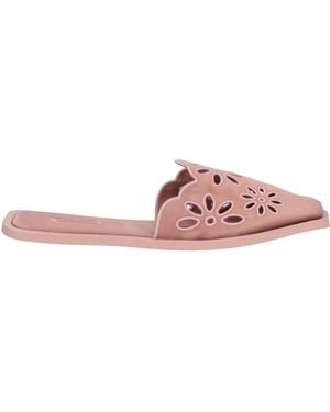 Carlotha Ray Antique Rose Mules & Clogs Textile Fibers - Pink