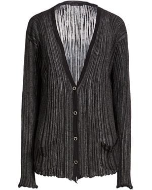 Transit Cardigan Cotton, Viscose, Polyester, Polyamide - Black