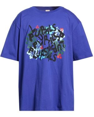 PEUTEREY.PLURALS T-Shirt Cotton - Blue