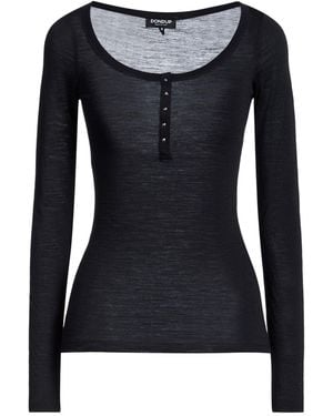 Dondup T-Shirt Wool, Polyamide - Black