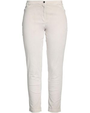 0039 Italy Light Pants Cotton, Polyester, Elastane - White