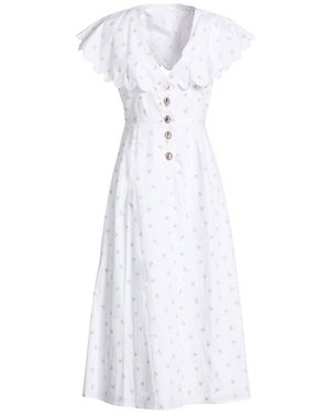 Dream Sister Jane Midi Dresses - White