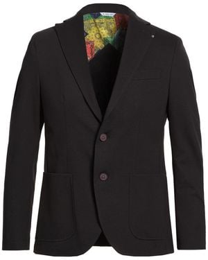Manuel Ritz Blazer Cotton, Polyamide, Elastane - Black