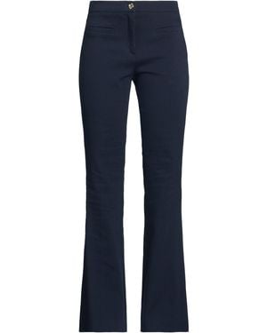 Diana Gallesi Midnight Pants Giza 45 Cotton, Viscose, Elastane - Blue