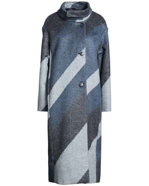 GANT Coat Wool, Mohair Wool, Polyamide, Polyester - Blue