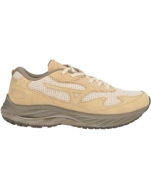 Mizuno Sneakers Leather, Textile Fibers - Natural