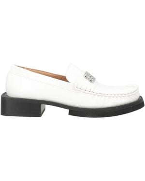 Ganni Loafers Textile Fibres - White