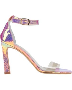 Daniele Ancarani Sandals Leather, Plastic - Pink