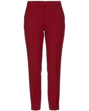 Dries Van Noten Burgundy Pants Polyester - Red
