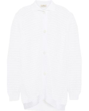 Bruno Manetti Cardigan - Bianco