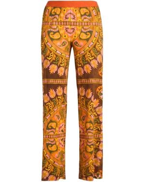 Maliparmi Pants Polyamide, Elastane - Orange