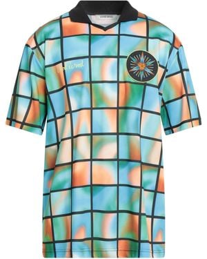 WOOD WOOD Polo Shirt Polyester, Elastane - Blue