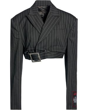Jean Paul Gaultier Jacket Virgin Wool - Black