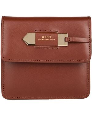 A.P.C. Coin Purse - Brown