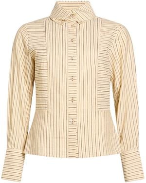 Les Copains Shirt Cotton - Natural