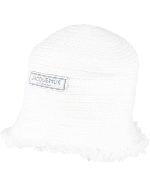 Jacquemus Hat Viscose - White