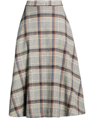 Antonio Marras Midi Skirt Virgin Wool, Wool, Polyester, Synthetic Fibers, Cotton - Gray