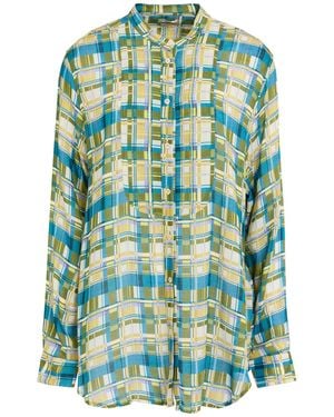 Massimo Alba Shirt Viscose, Wool - Green