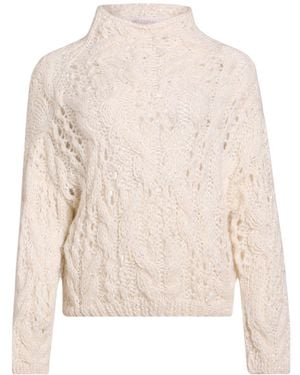 Antonelli Turtleneck Polyester, Baby Alpaca Wool, Viscose, Polyamide, Virgin Wool - White