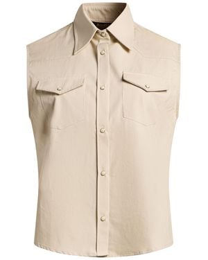 Moorer Shirt Cotton - Natural