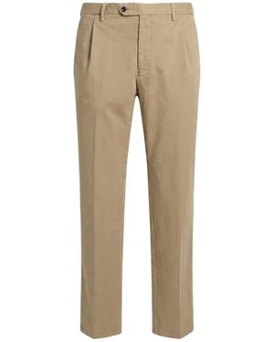 Germano Khaki Pants Cotton, Elastane - Natural