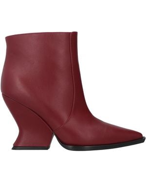 Alberta Ferretti Ankle Boots Leather - Red