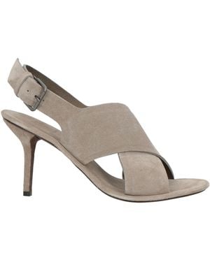 Brunello Cucinelli Light Sandals Leather - Gray