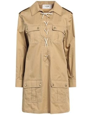 Celine Cotton Toile Prairie Dress With Embroidery in White