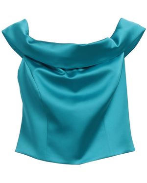 CAMILLA Top Polyester, Elastane - Blue