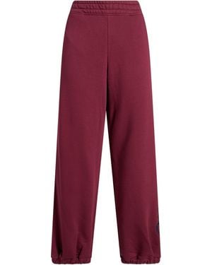 KARL LAGERFELD Burgundy Pants Cotton, Polyester - Red
